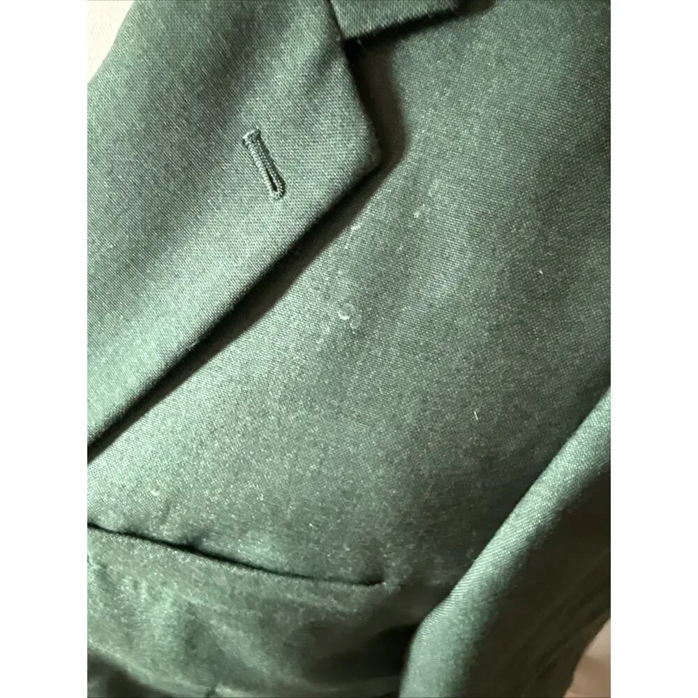 Bert Pulitzer Mens Green Long Sleeve 2 Button Blazer Size 46R V2